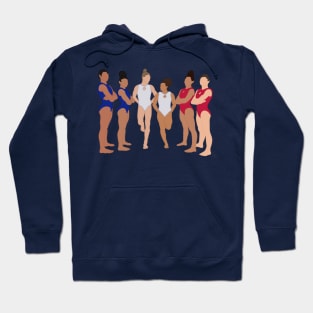 French Women’s Gymnastics Team Tokyo Drawing Hoodie